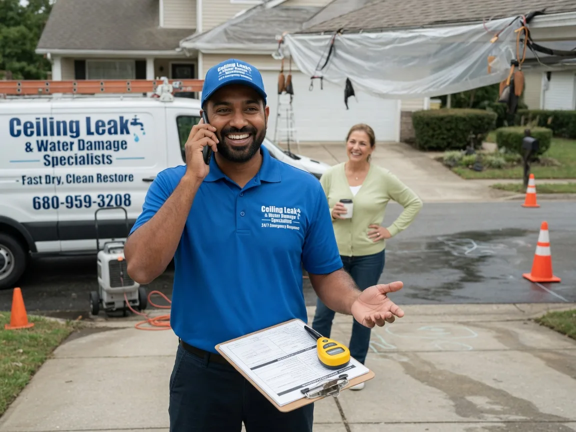 Ceiling Leak Cleanup Hidalgo, TX FAQs